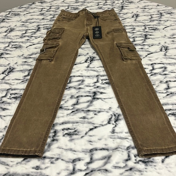 New with tag Tigers Eye Cargo  Jeans Serenede Size 10 Kids Denim . - Picture 4 of 16